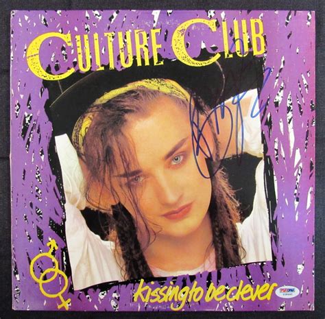 Boy George Signed "Culture Club Kissing To Be Clever" Record Album ...