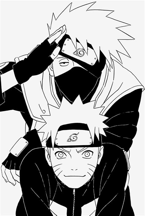 Black And White Anime Wallpaper Kakashi