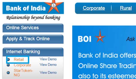 How To Login First Time In Bank Of India Internet Banking