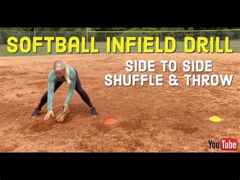 Side to Side Shuffle & Throw - Infield Drill - YouTube