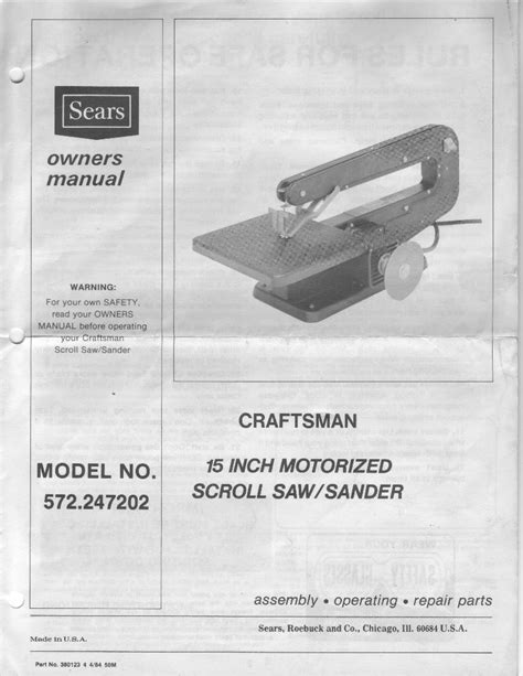 (PDF) Craftsman Scroll Saw Manual - DOKUMEN.TIPS