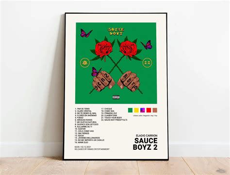 Eladio Carrion / SAUCE BOYZ 2 Music album poster sold by Edward Wu | SKU 40563384 | Printerval ...