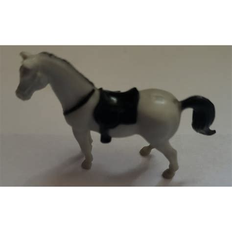 1/64 Ertl Farm Country Grey Horse with Saddle | 64 Farm Toy Store