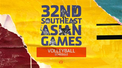 SCHEDULE: Philippine volleyball at the 2023 Southeast Asian Games