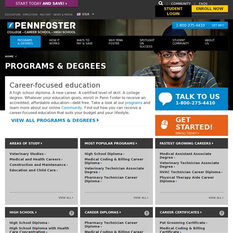 Penn Foster Programs and Degrees #choose2bmore http://www.pennfoster.edu/ | High school programs ...