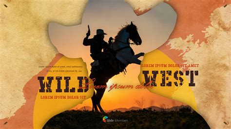 Western Theme Powerpoint Template Free - Printable Templates