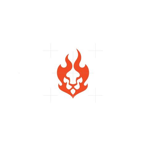 Fire Lion Logo | Fire lion, Lion logo, Symbol design