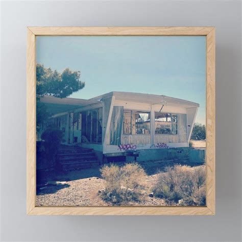 Desert Trailer Park Framed Mini Art Print by theorangecactus | Society6 | Art, Mini art, Art prints