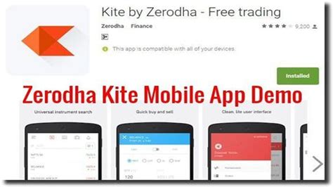 Zerodha Kite Mobile App Demo and Full Review - StockManiacs