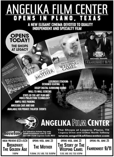 Angelika Film Center & Café-Plano in Plano, TX - Cinema Treasures