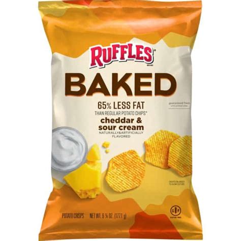 Ruffles Baked Cheddar & Sour Cream | Dave's American Food