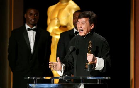 Jackie Chan presented with honorary Oscar