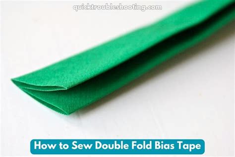 How To Sew Double Fold Bias Tape: Ultimate Guide For Beginners