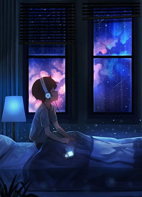 🔥 [10+] Galaxy Anime Boy Wallpapers | WallpaperSafari