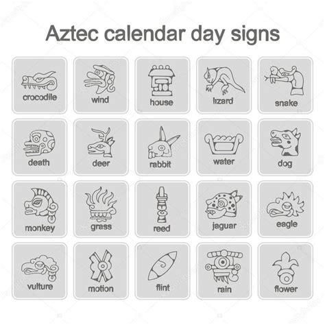 Aztec Calendar Symbols And Meanings | Aztec calendar, Symbols and meanings, Aztec symbols