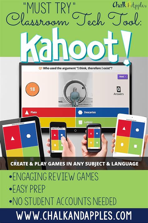 'Must Try' Classroom Tech Tools: Kahoot! | Chalk & Apples