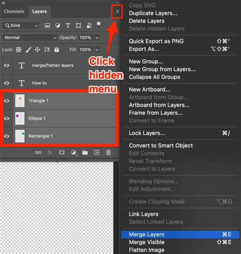 How to Merge and Flatten Layers in Photoshop (Tutorials)