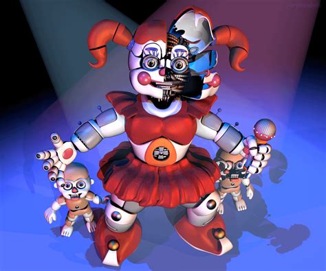 Circus Baby Alternate Render : r/fivenightsatfreddys