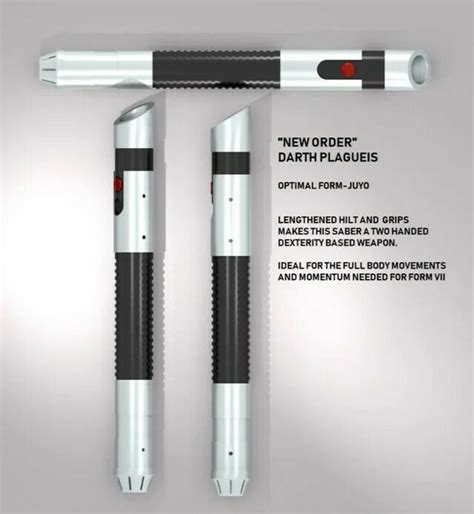 3D file Darth Plagueis Lightsaber ・3D printing design to download・Cults