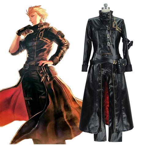 Fate Grand Order Gilgamesh Cosplay Costume - Artificial Leather – Gcosplay