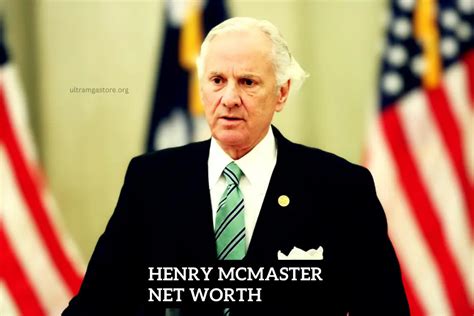 Henry McMaster Net Worth: Legal Expertise to South Carolina's Governorship