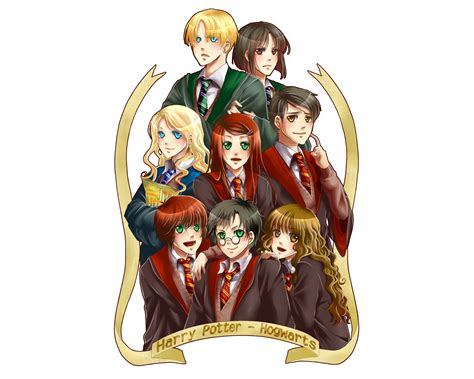 Harry Potter Wallpaper Anime (#1400455) - HD Wallpaper & Backgrounds Download