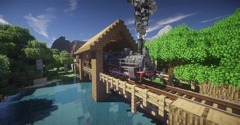 Minecraft train track map for traincraft 1.7.10 - turboklo