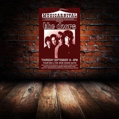 The Doors 1967 Cleveland Concert Poster