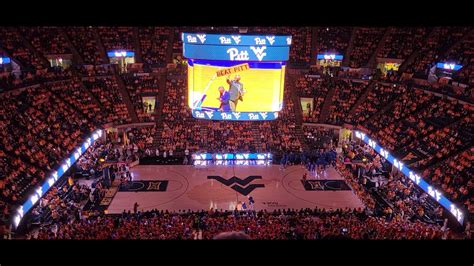 2021-22 WVU Men's Basketball Player Introductions (BACKYARD BRAWL vs ...