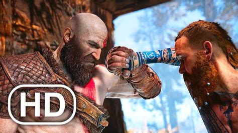 GOD OF WAR PS5 Kratos Vs Baldur Boss Fight Gameplay 4K ULTRA HD ...