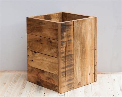 Large Rustic Bin Wooden Box