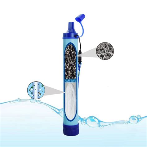 Outdoor Water Purifier Purification Straw Portable Filter Camping ...