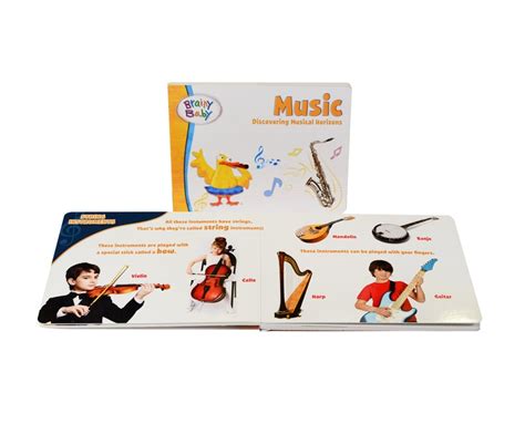 Brainy Baby Music Discovering Musical Horizons Deluxe Edition DVD, Board Book and Flashcards ...