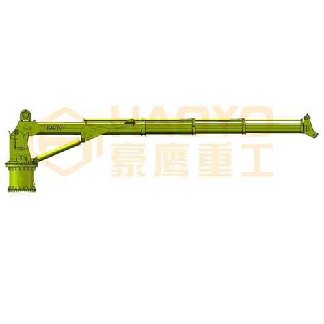 Hydraulic Telescopic Boom Mechanism Crane - China Handling Ship Cranes ...