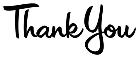 Thank You PNG Transparent Images - PNG All
