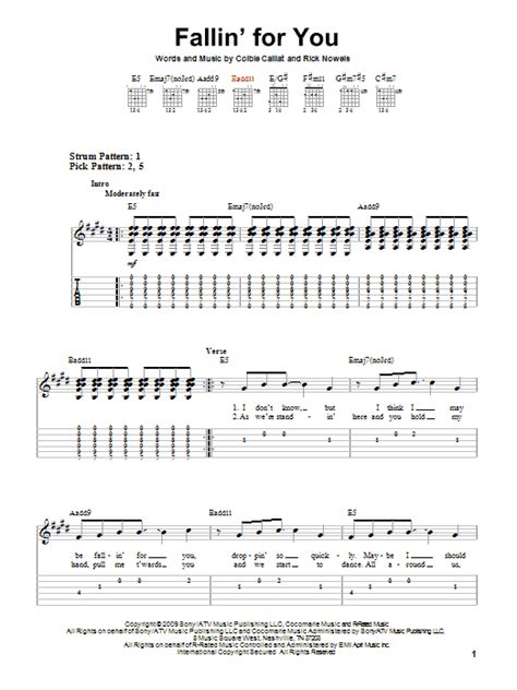 Fallin' For You by Colbie Caillat - Easy Guitar Tab - Guitar Instructor