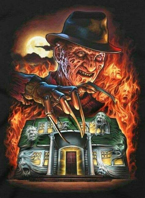 Pin by Bradley Enfield on FREDDY 💗 | Freddy krueger art, Horror movie characters, Classic horror ...