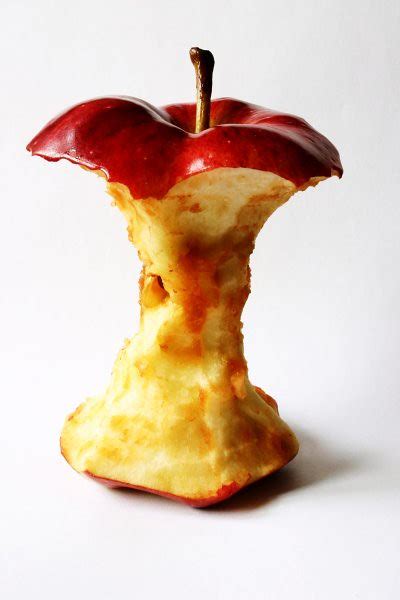 red apple core | Apple-core after 40 minutes of oxidation. S… | Flickr