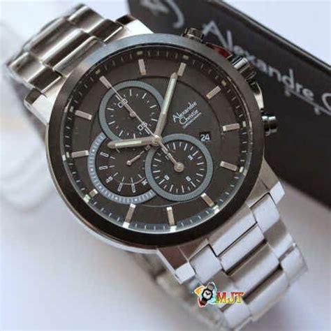 Alexandre Christie AC-6350 Chronograph Stainless Steel ORIGINAL