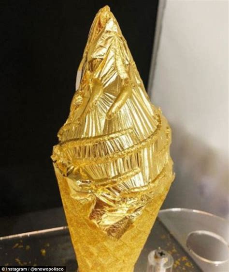 California ice cream store is selling 24 karat gold ice cream cones | Daily Mail Online