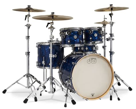 DW Design Series Maple 5pc Drum Set Deep Blue Marine - Dales Drum Shop 2023