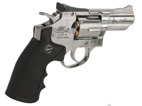 Dan Wesson Silver CO2 Pellet Revolver | Replicaairguns.us