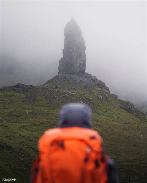 Hiker at The Storr on Isle of Skye, Scotland | premium image by rawpixel.com | Isle of skye ...