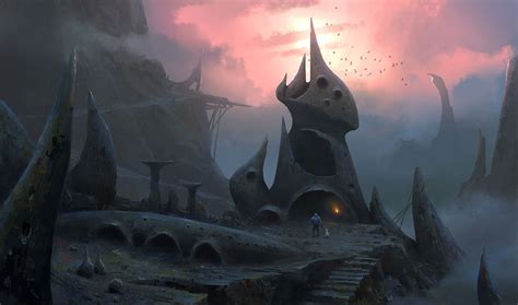 ArtStation - Alien Ruins, Lee b | Alien concept art, Environment ...