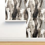 Abstract Beige Wallpaper | Spoonflower
