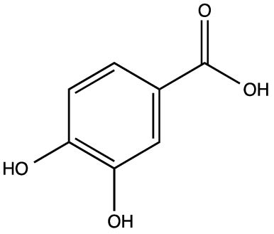 1 The structure of protocatechuic acid. | Download Scientific Diagram