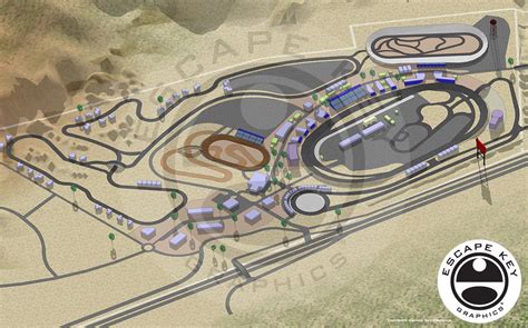 Proposed Motorsports Park Artwork / illustration / Rendering