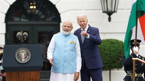 Watch: The moment PM Modi arrived at White House on first State visit ...