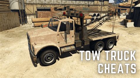 GTA 5 Tow Truck Cheat Code For PC And Console