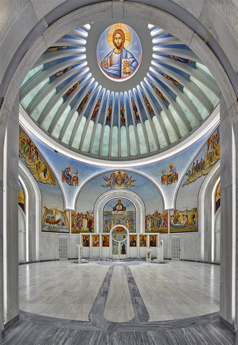 redesigned by santiago calatrava, greek orthodox church destroyed in 9/11 reopens to public